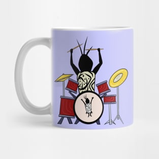 Cute Drummer Performs Solo with Drums Mug